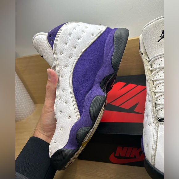 Size 10 - Air Jordan 13 Retro Lakers - Picture 6 of 16